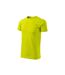 Mens Heavy New T-shirt Lime Green Malfini-1