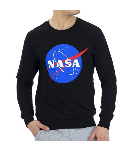 NASA11S Men's Basic Long Sleeve Round Neck Sweatshirt