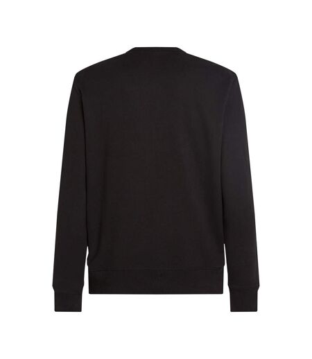 Sweat noir homme calvin klein jeans woven - l