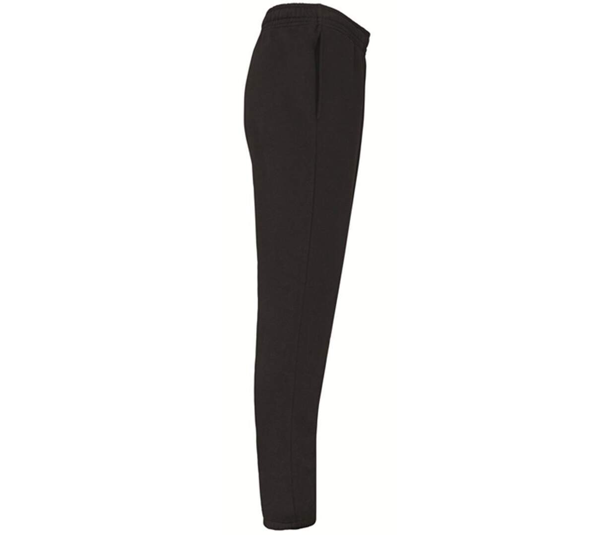 Pantalon jogging molleton - Homme - K7025 - noir-2