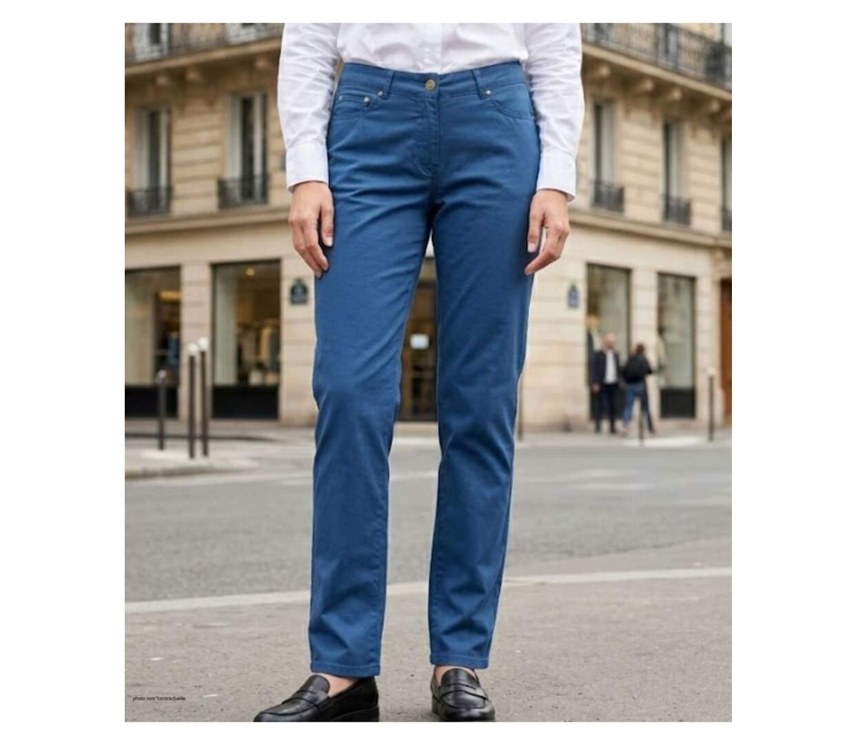 MAYFLOWER FLORA3 - Pantalon en toile stretch pour femme : Confort et élégance au quotidien-1