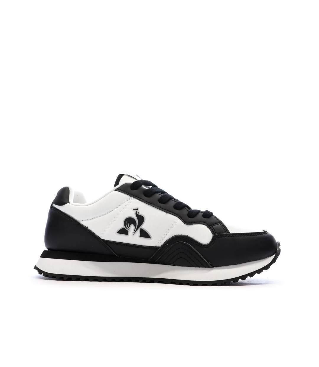 Baskets blanches/noires homme le coq sportif jet star 2-2