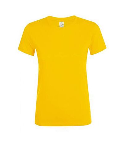 SOLS Womens/Ladies Regent Short Sleeve T-Shirt (Gold) - UTPC2792