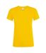 SOLS Womens/Ladies Regent Short Sleeve T-Shirt (Gold)