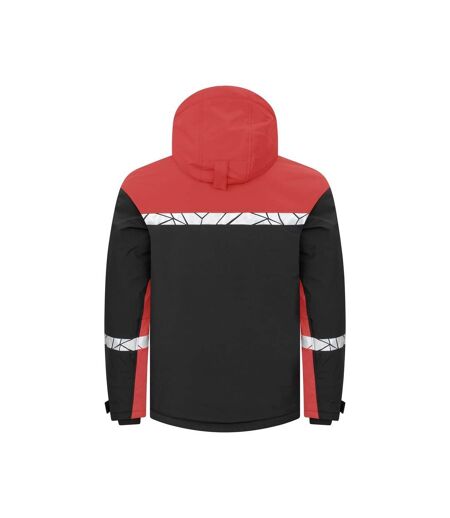 Doudoune Softshell Progression Homme Noir Rouge Projob
