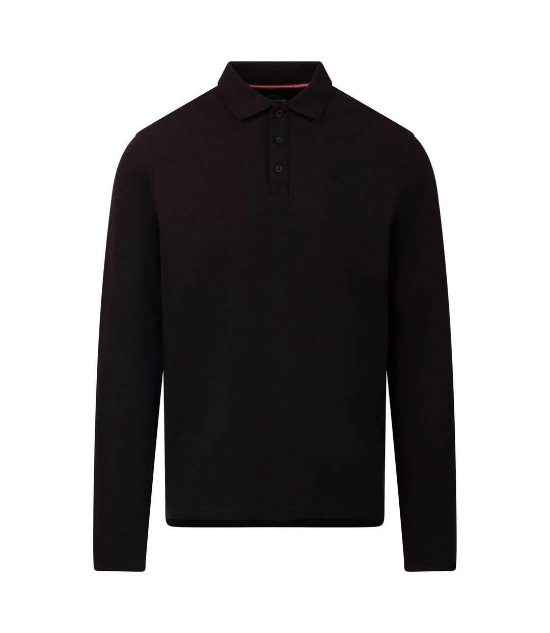 Polo Manches Longues Leblanc Homme Noir Trespass-1