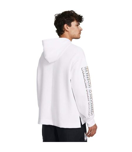 Sweat À Capuche Motif/style Imprimé Graphique Pride Adulte Blanc Under Armour