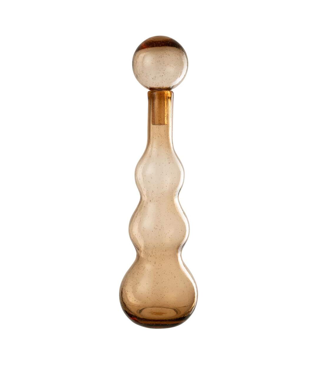 Carafe Design en Verre Carol 52cm Caramel-1
