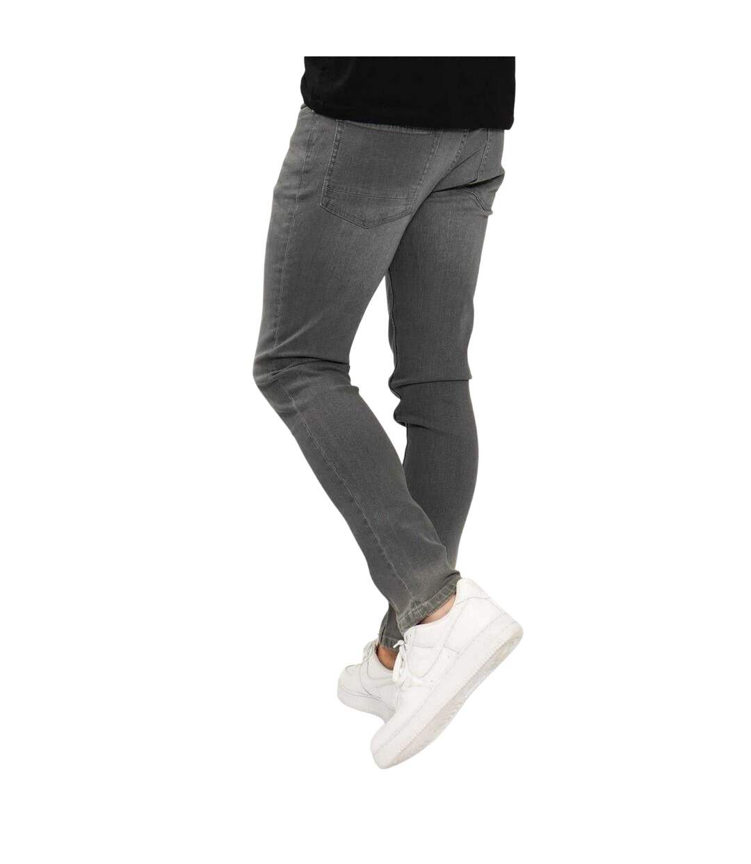 Mens Denim Skinny Jeans Charcoal Firetrap-3
