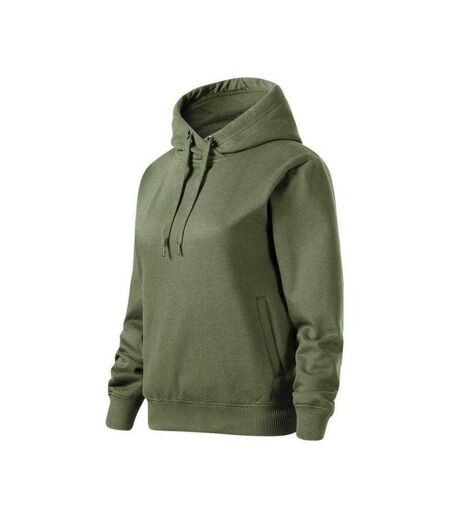 Sweat À Capuche Moon Femme Vert Malfini