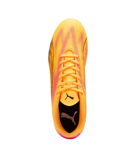 Chaussures De Foot Pour Terrain Artificiel Motif/style À Rayures Coupe Régulière Ultra Play Homme Orange Puma