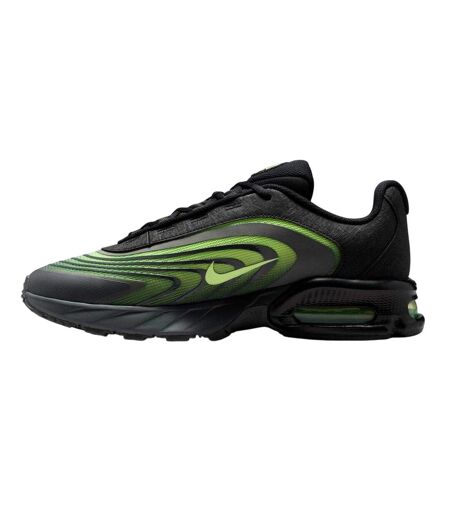 Mens Air Max Fire Lace Up Shoes Black Lime Nike