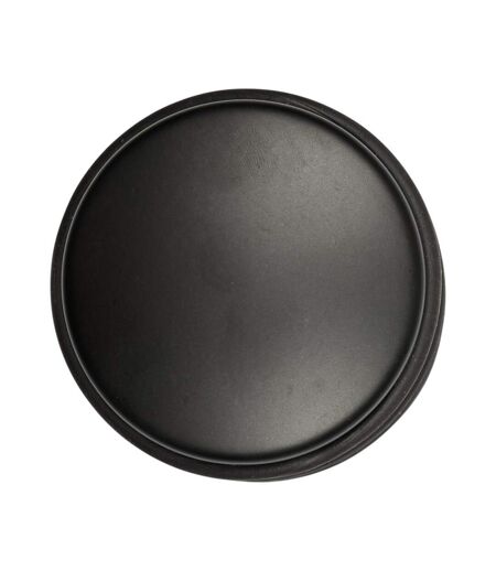 Bloque Porte en Métal Uni 7cm Noir