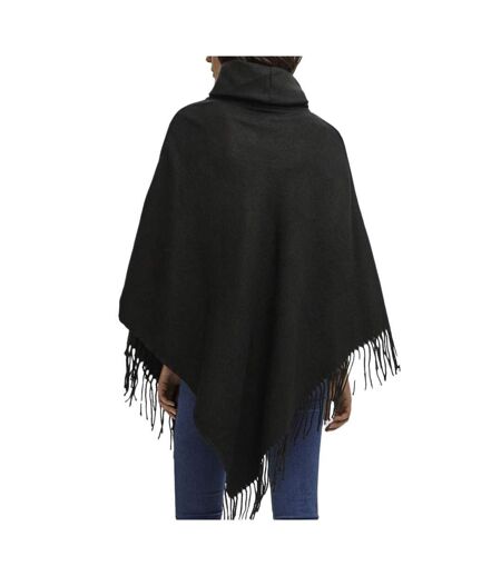 Poncho noir femme vero moda kleo
