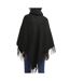 Poncho noir femme vero moda kleo-2