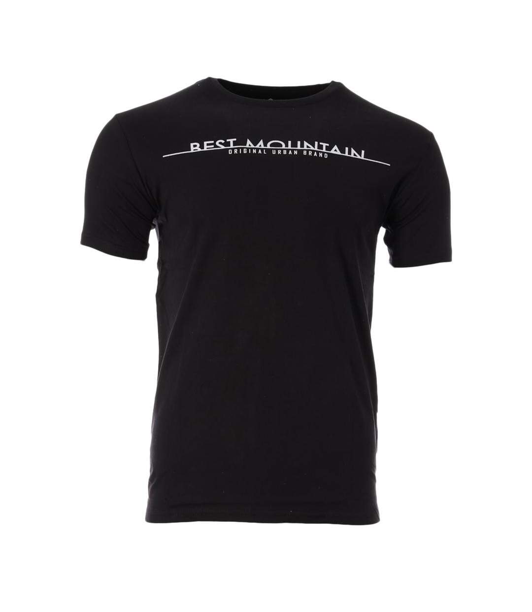 T-shirt Noir Homme Best Mountain 04 - L