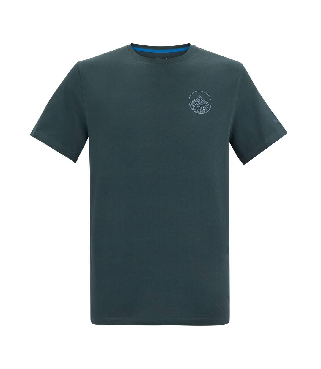 T-shirt Motif/style Dessin Au Trait Breezed Homme Bleu Nuit Regatta-2