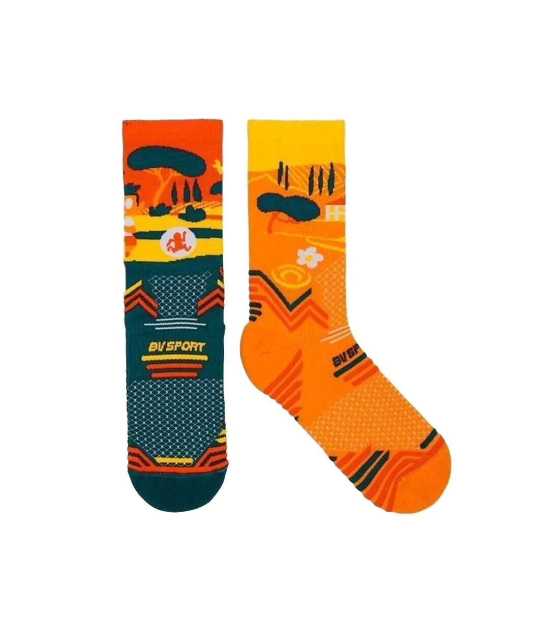 X1 paires de chaussettes orange bv sport ultra collector toscana-1