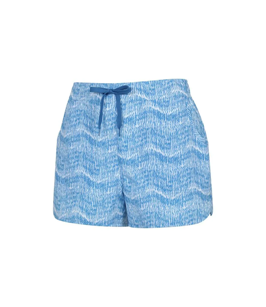 Womens/ladies Patterned Stretch Boardshorts Blue Mountain Warehouse-4