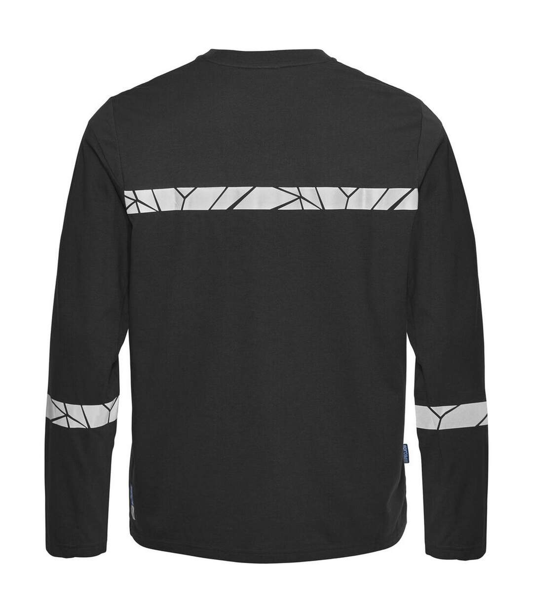 Mens Progression Hi-vis Long-sleeved T-shirt Black Projob-2