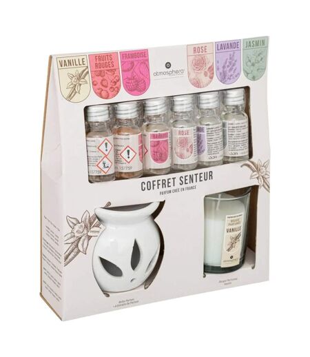 Coffret Senteur 8 Pièces Bien-être 23cm Vanille