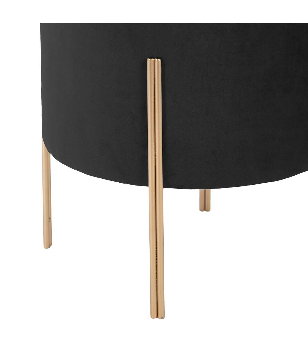 Tabouret design velours Art Deco Living-3