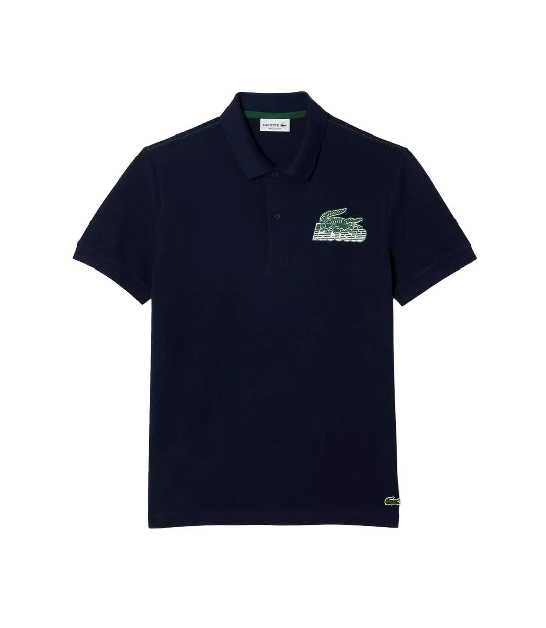 Mens Short-sleeved Polo Shirt Blue Lacoste-2