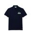 Mens Short-sleeved Polo Shirt Blue Lacoste-2