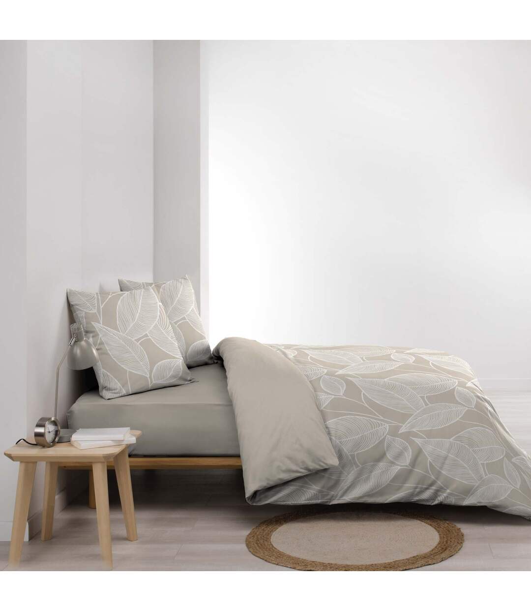 Parure de Lit 3 Pièces Amanda 240x220cm Naturel-3