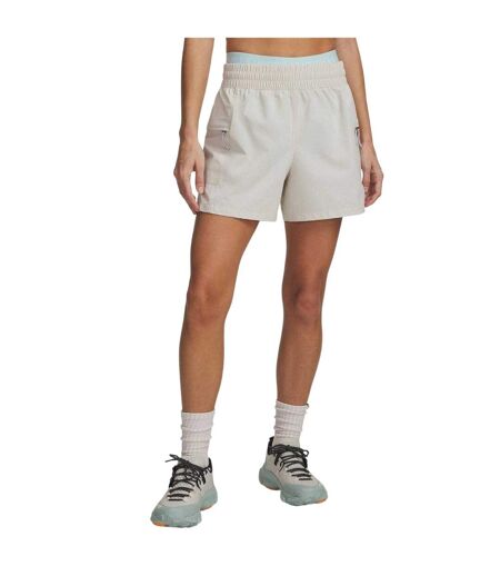 Womens/ladies Tech Hiking Shorts White Under Armour