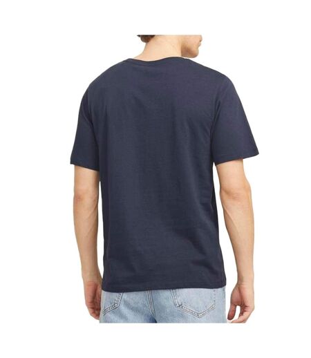 T-Shirt marine homme jack & jones cyber - l