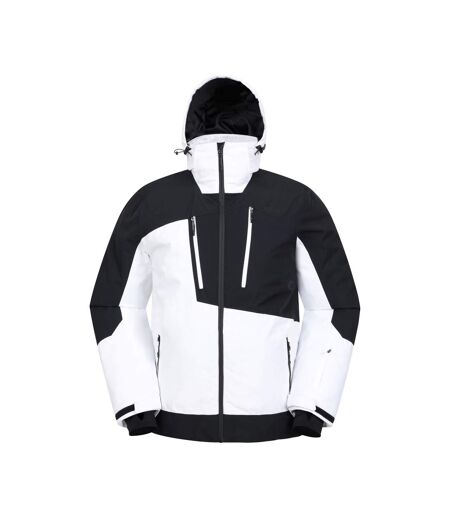 Mens Supernova Waterproof Ski Jacket Blue Off White Mountain Warehouse