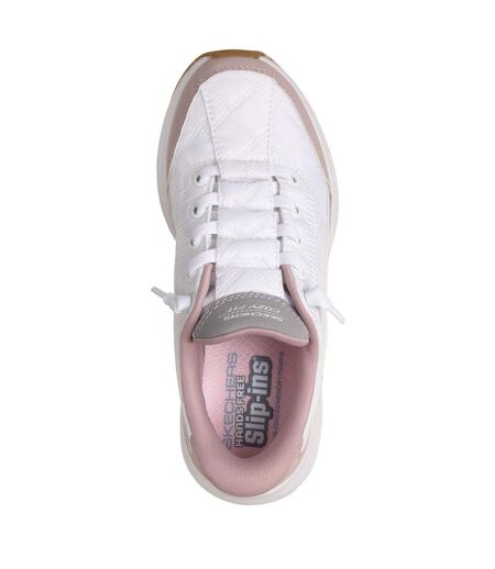 Baskets Cozy Femme Blanc Lavande Skechers