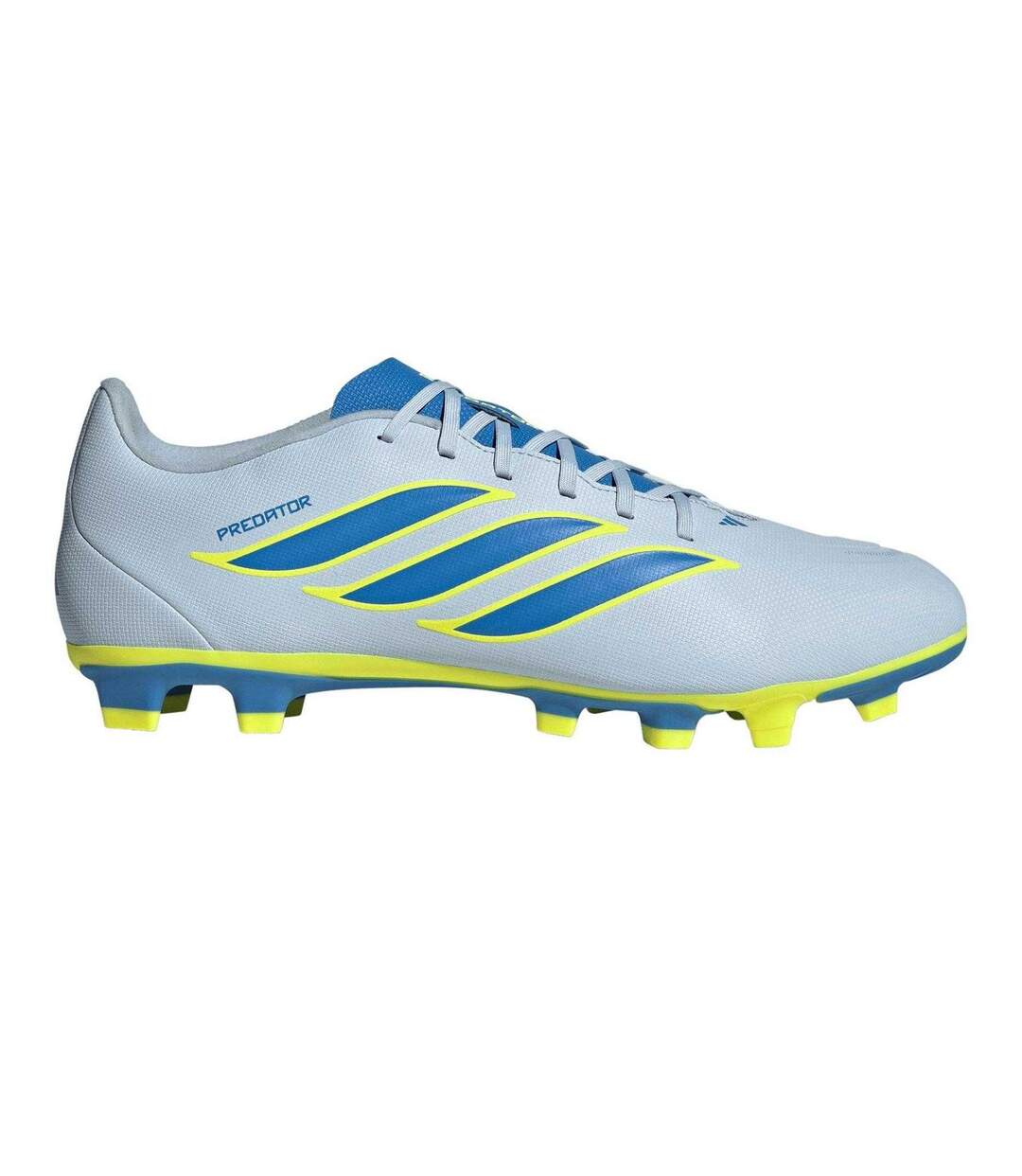 Chaussures De Foot Pour Terrain Ferme Sport Predator Club Homme Bleu Jaune Adidas-1