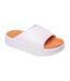 Claquettes Anima Femme Blanc Orange Aquawave-1