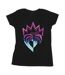 Disney - T-shirt DESCENDANTS PINK CROWN - Femme (Noir) - UTBI17738-1