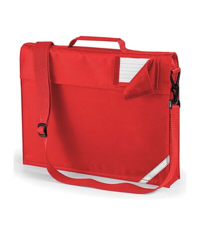 Petite sacoche bandoulière cartable porte document - QD457 - Rouge