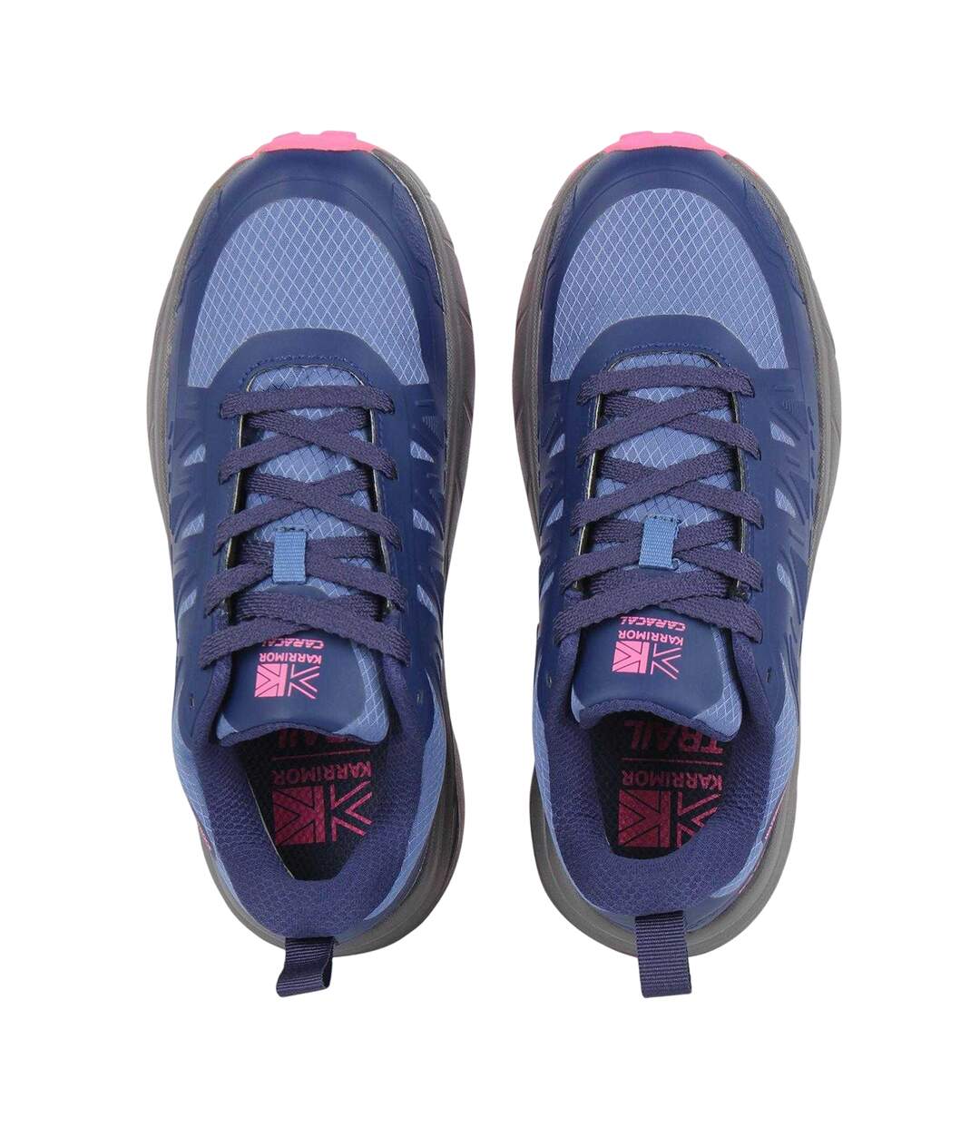 Baskets Motif/style Logo Caracal Femme Bleu Marine Rose Karrimor-3