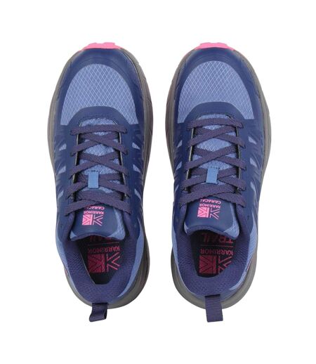 Baskets Motif/style Logo Caracal Femme Bleu Marine Rose Karrimor