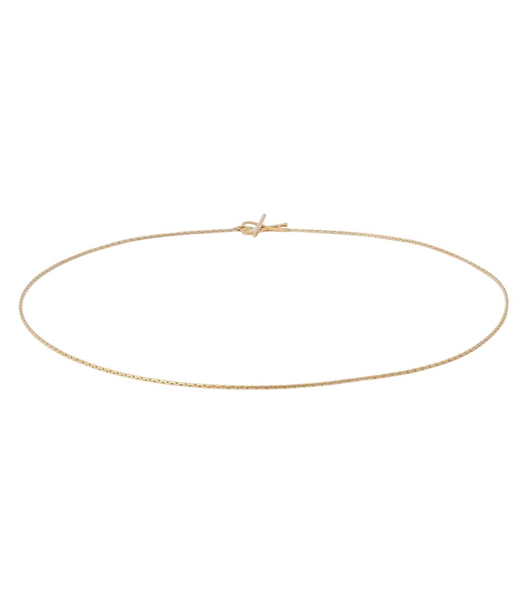Womens/ladies Monogram Necklace One Size Gold Ami Paris-1