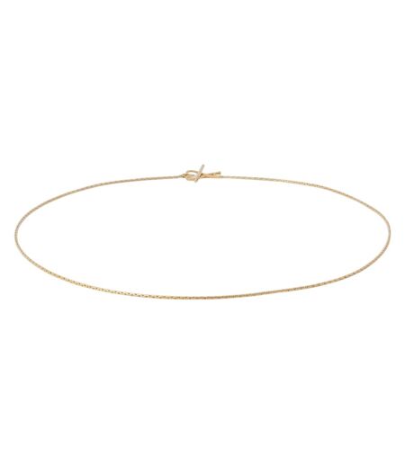 Womens/ladies Monogram Necklace One Size Gold Ami Paris
