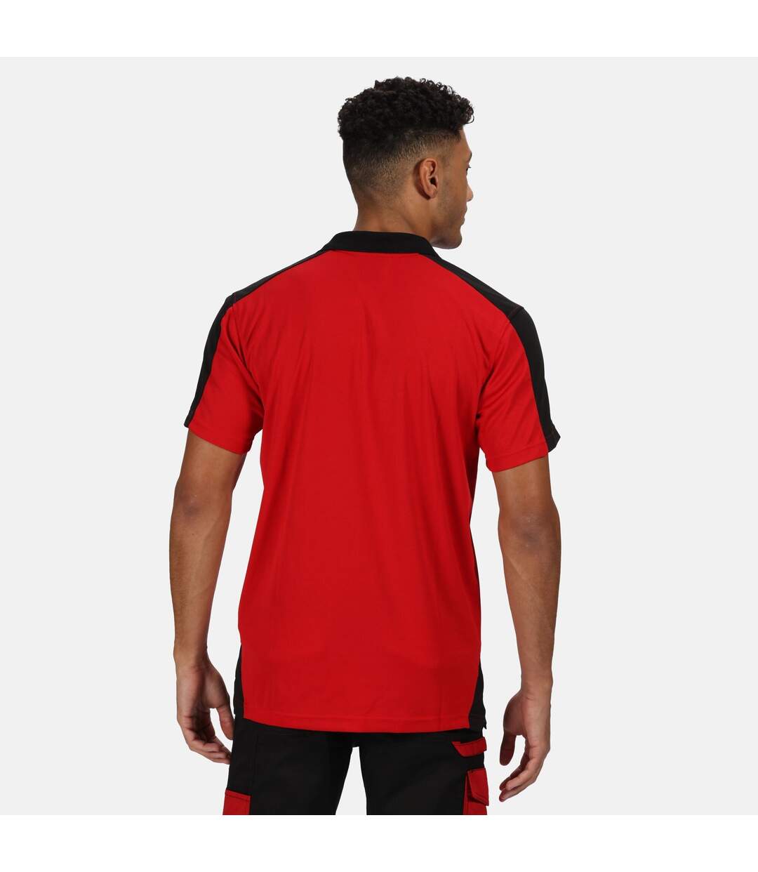 Regatta Mens Contrast Coolweave Polo Shirt (Classic Red/Black) - UTRG3573