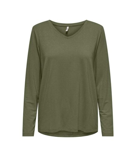 T-shirt kaki femme only harly ml