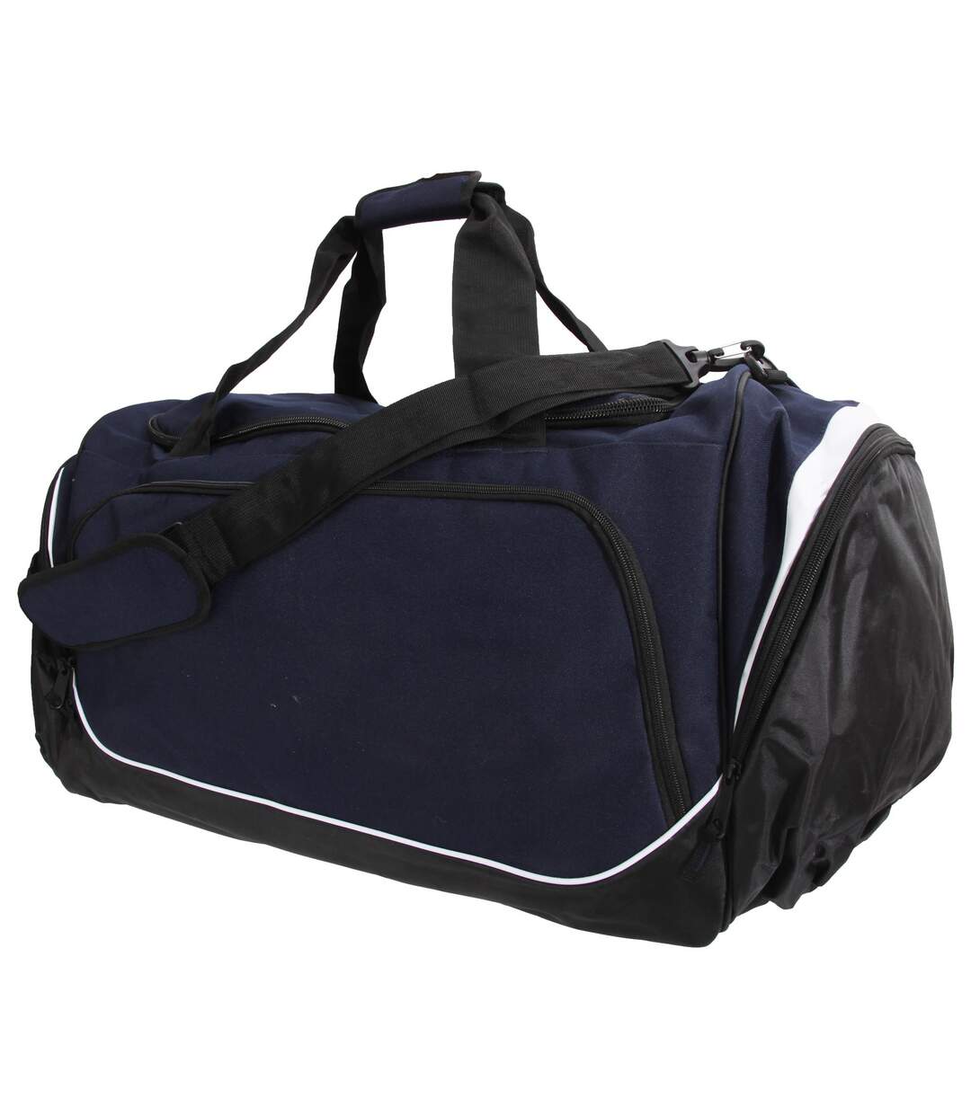 Sac De Voyage Très Grande Taille 115 Litres Taille Unique Bleu Marine Noir Blanc Quadra-2