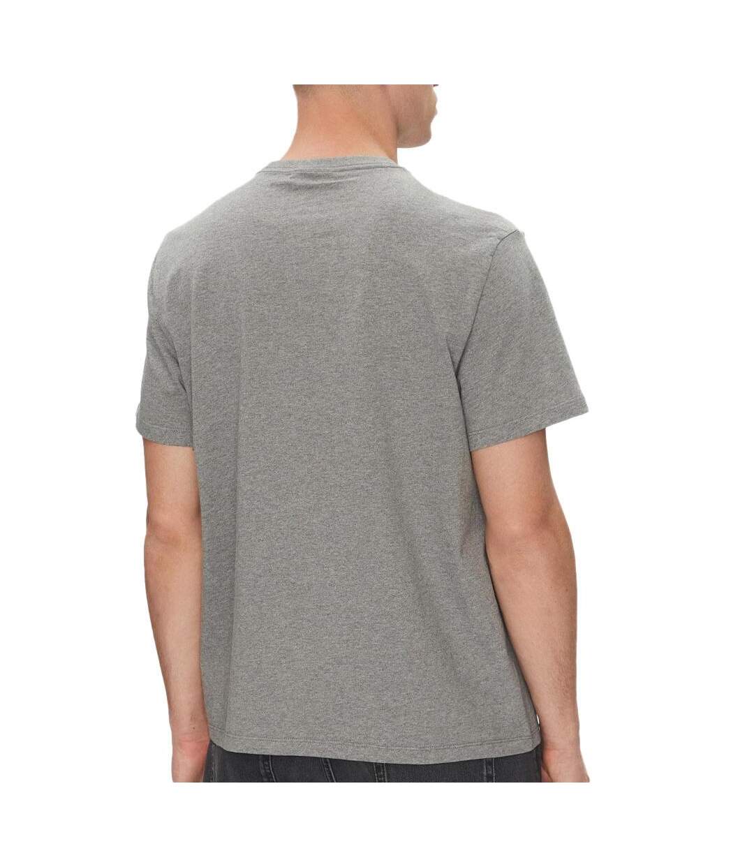 T-Shirt gris homme calvin klein jeans hero-2