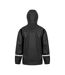 Mens Prism Reflective Tape Pu Recycled Waterproof Jacket Navy Result Recycled-1