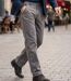 WINCHESTER WE1297T — Pantalon confort gris taupe : aisance naturelle et coton délavé-1