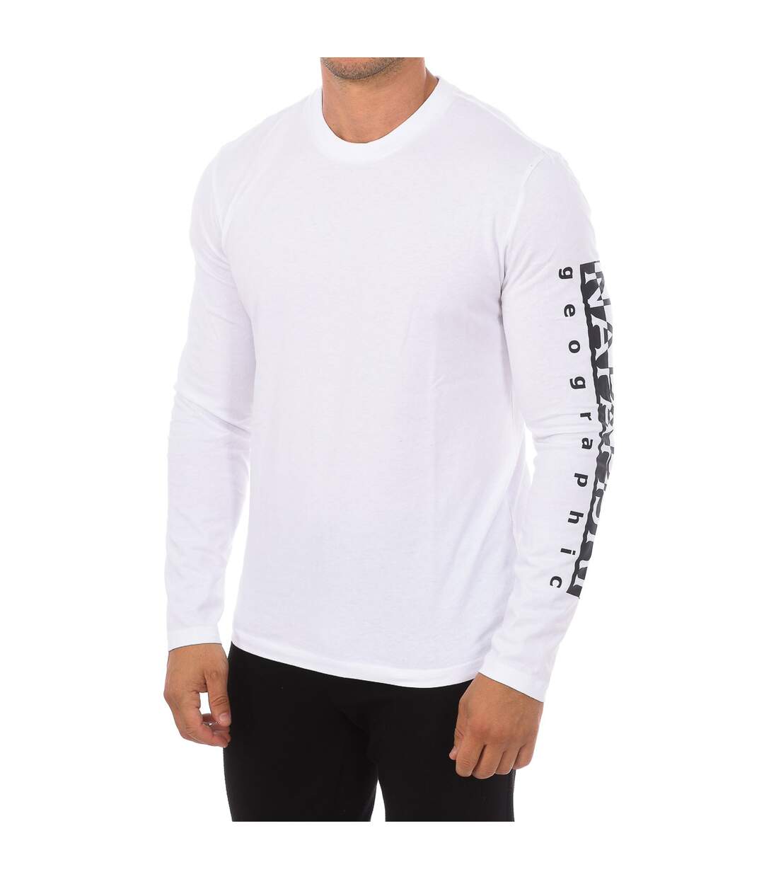 Men's long-sleeved round neck T-shirt NP0A4H9C-1