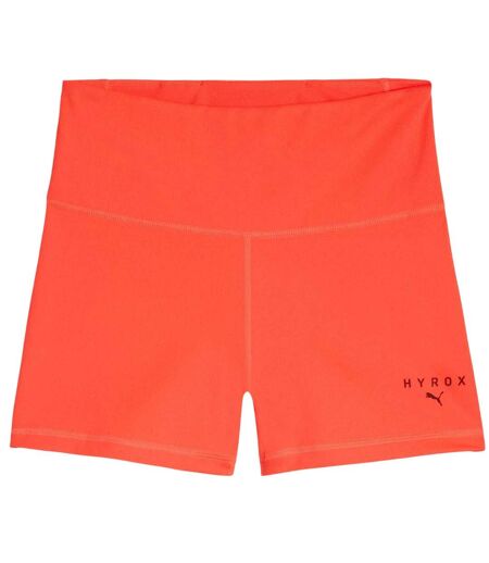 Womens/ladies Hyrox Performance Shorts Glowing Red Puma