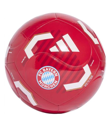 Ballon De Foot Motif/style Fc Bayern Munich Taille 5 Rouge Adidas